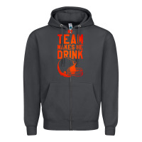 Smoke my team makes me drink Zipper Hoodie - artisFamous
