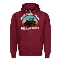 Burgundy diddly squat farm speed and power Zipper Hoodie - artisFamous