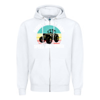 White diddly squat farm speed and power Zipper Hoodie - artisFamous