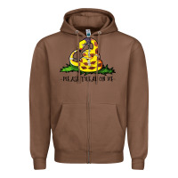 Chestnut please tread on me Zipper Hoodie - artisFamous