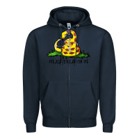 Navy please tread on me Zipper Hoodie - artisFamous