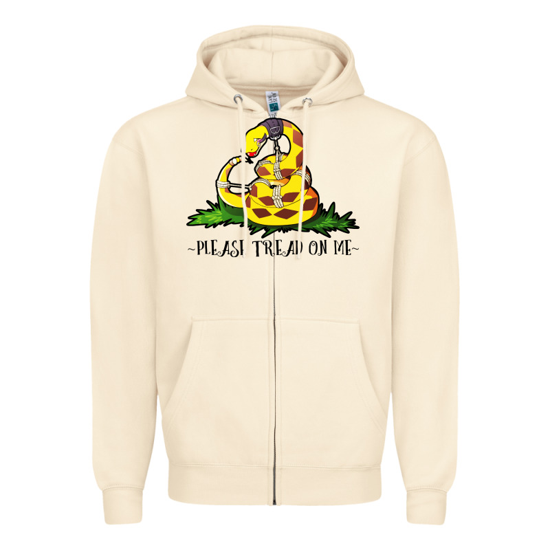 Please Tread On Me Zipper Hoodie by artisFamous | Teevron