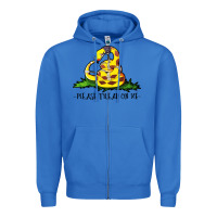 True Royal please tread on me Zipper Hoodie - artisFamous