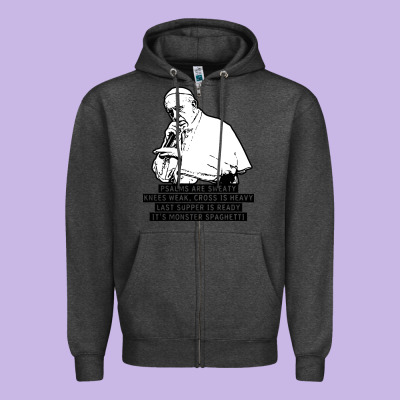 Pope Mc Zipper Hoodie Designed By Artisfamous