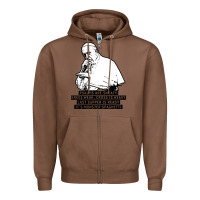 Chestnut pope mc Zipper Hoodie - artisFamous