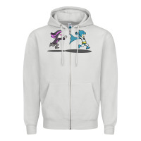 Dove Grey ozzy loves bats Zipper Hoodie - artisFamous