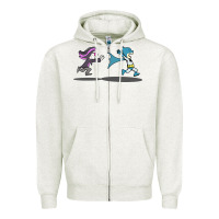 Oatmeal Heather ozzy loves bats Zipper Hoodie - artisFamous