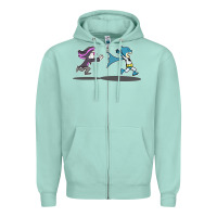Seafoam ozzy loves bats Zipper Hoodie - artisFamous