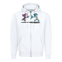 White ozzy loves bats Zipper Hoodie - artisFamous