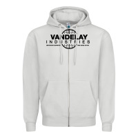 Dove Grey vandelay industries Zipper Hoodie - artisFamous