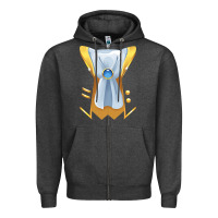 Charcoal Heather beauty and the beast coat costume halloween t shirt Zipper Hoodie - artisFamous