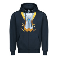 Navy beauty and the beast coat costume halloween t shirt Zipper Hoodie - artisFamous