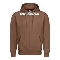 Chestnut Ew people Zipper Hoodie - artisFamous