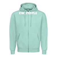 Seafoam Ew people Zipper Hoodie - artisFamous