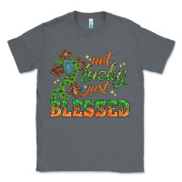 Charcoal Heather Not lucky just Blessed with Cross St. Patricks day Classic Tee - HowdyJamesFarm