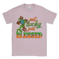 Lilac Not lucky just Blessed with Cross St. Patricks day Classic Tee - HowdyJamesFarm