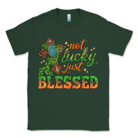 Sports Green Not lucky just Blessed with Cross St. Patricks day Classic Tee - HowdyJamesFarm