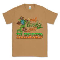 Toasted Coconut Not lucky just Blessed with Cross St. Patricks day Classic Tee - HowdyJamesFarm