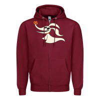 Burgundy halloween nightmare before christmas zero tank top Zipper Hoodie - artisFamous
