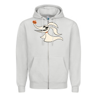 Dove Grey halloween nightmare before christmas zero tank top Zipper Hoodie - artisFamous