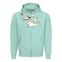 Seafoam halloween nightmare before christmas zero tank top Zipper Hoodie - artisFamous