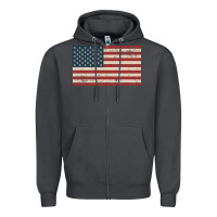 Smoke american flag Zipper Hoodie - artisFamous