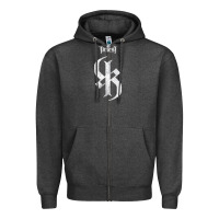 Charcoal Heather popart kk downing kk priest Zipper Hoodie - artisFamous