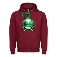 Burgundy Zoro Zipper Hoodie - artisFamous