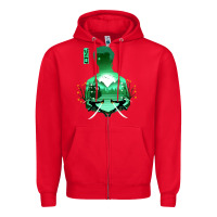 Red Zoro Zipper Hoodie - artisFamous