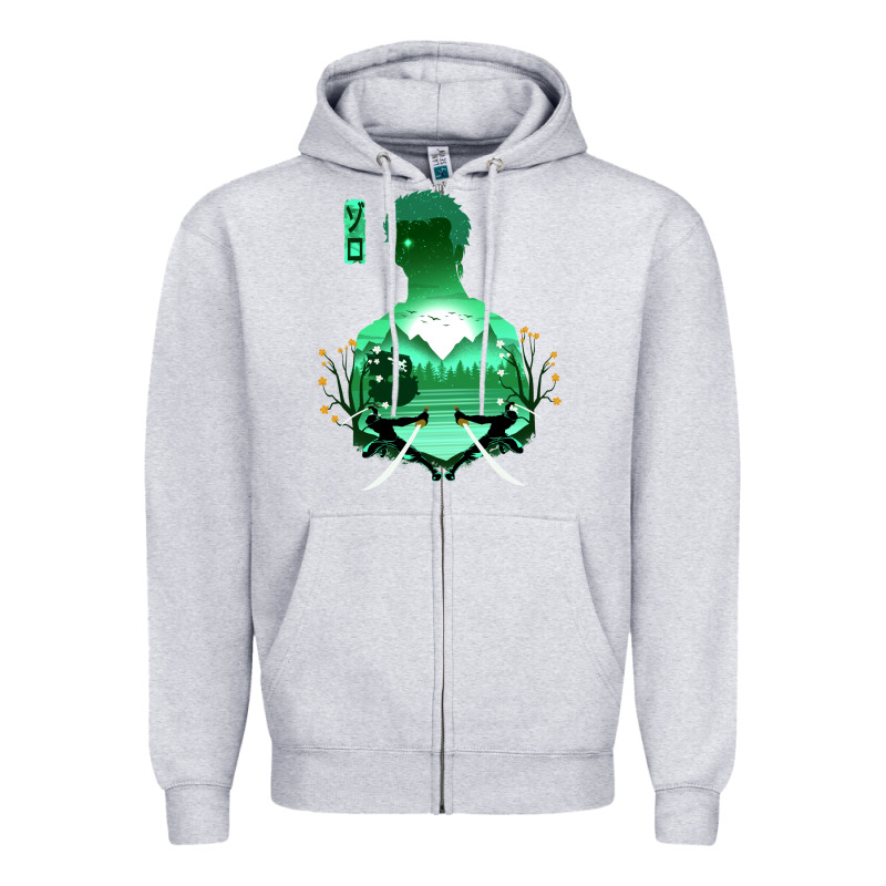 Zoro Zipper Hoodie by artisFamous | Teevron
