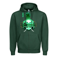 Sports Green Zoro Zipper Hoodie - artisFamous