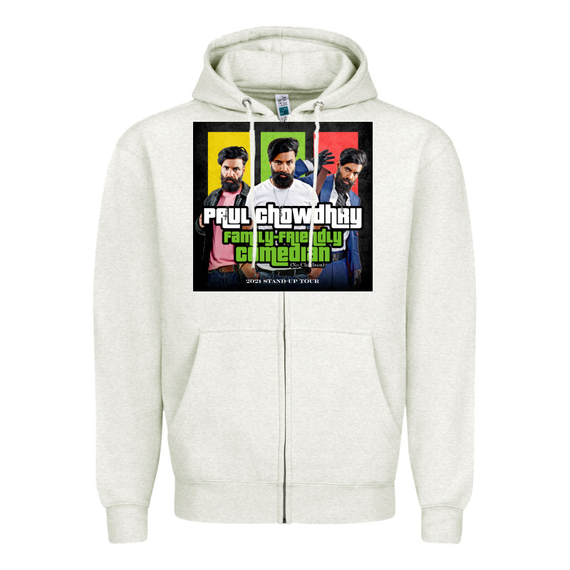 Friendly Comedian Paul Chowdhry Stand Up Zipper Hoodie by artisFamous | Teevron