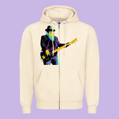 Legends Bassis Dusty Hill Zipper Hoodie Designed By Artisfamous
