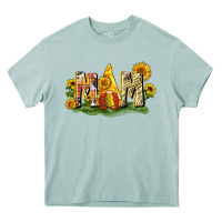 Arona Mom gnome sunflower Heavy Core Tee - CowGirlArtShop