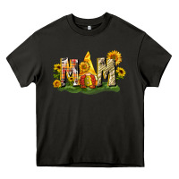 Asphalt Mom gnome sunflower Heavy Core Tee - CowGirlArtShop