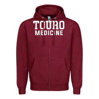 Burgundy touro medicine Zipper Hoodie - artisFamous