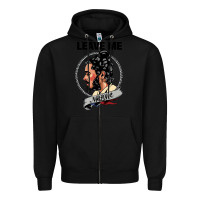 Black leave me malone merch Zipper Hoodie - artisFamous