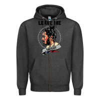 Charcoal Heather leave me malone merch Zipper Hoodie - artisFamous