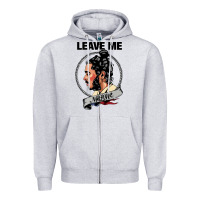 Heather Grey leave me malone merch Zipper Hoodie - artisFamous