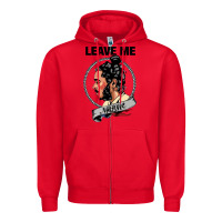 Red leave me malone merch Zipper Hoodie - artisFamous