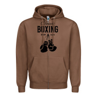 Chestnut boxing gym classic Zipper Hoodie - artisFamous