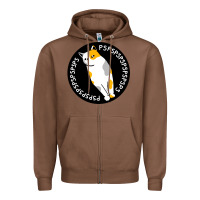 Chestnut calico cat Zipper Hoodie - artisFamous