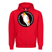 Red calico cat Zipper Hoodie - artisFamous