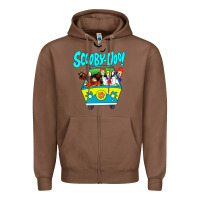 Chestnut scooby doo Zipper Hoodie - artisFamous