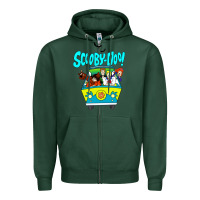 Sports Green scooby doo Zipper Hoodie - artisFamous