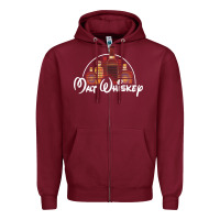 Burgundy malt whiskey Zipper Hoodie - artisFamous