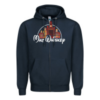 Navy malt whiskey Zipper Hoodie - artisFamous