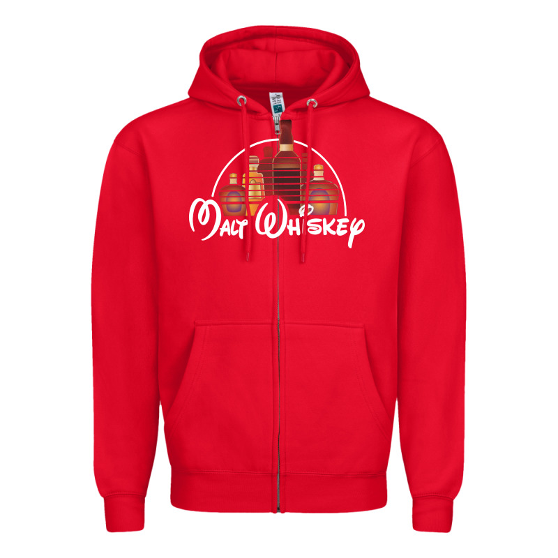 Malt Whiskey Zipper Hoodie by artisFamous | Teevron
