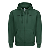 Sports Green pittsburgh skyline city Zipper Hoodie - artisFamous