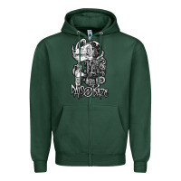 Sports Green days n daze Zipper Hoodie - artisFamous